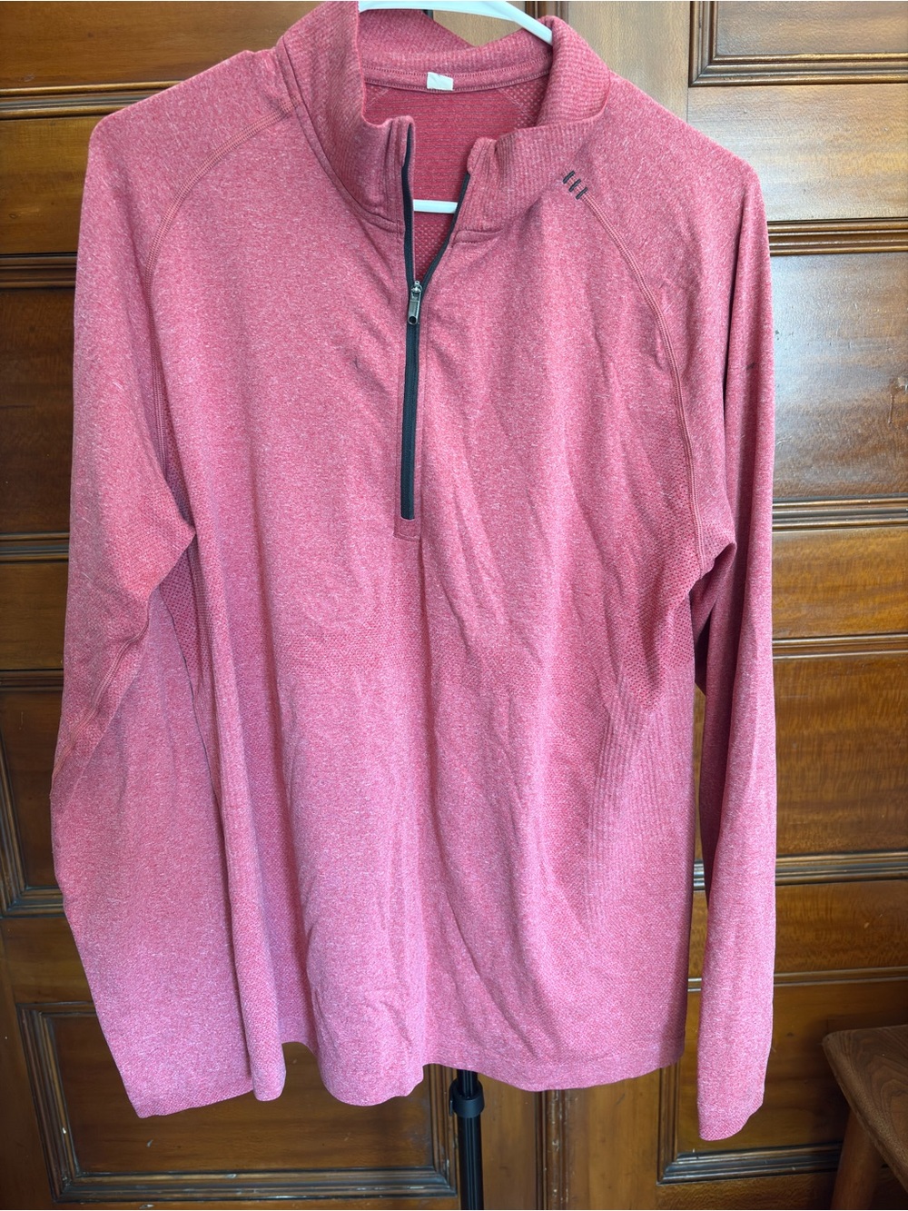 lululemon athletica Men's Heathered Rose Half-Zip Pullover